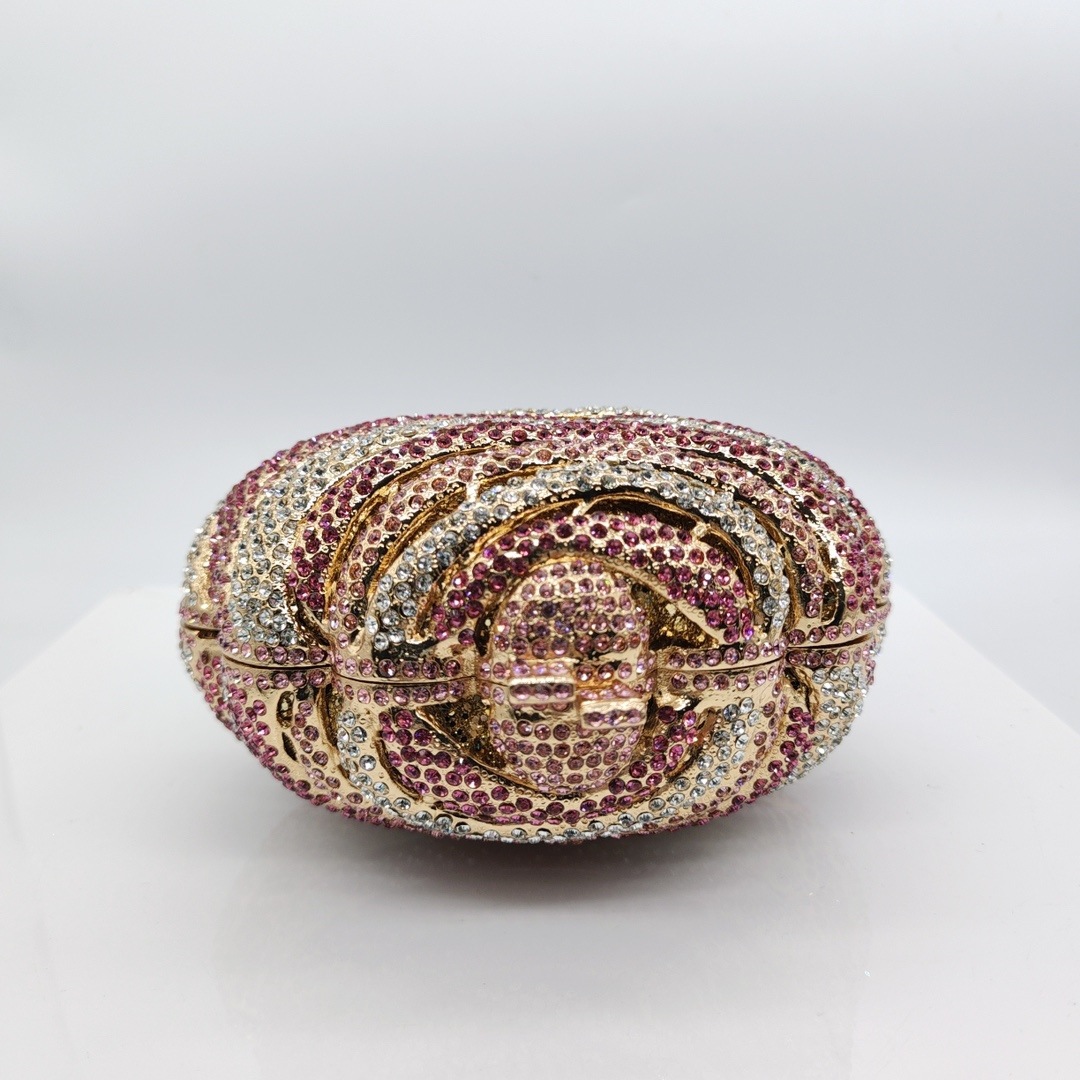 Nueva bolsa de helado con diamantes para banquete, bolsa de diamantes de agua para mujeres, bolsa de piedra de helado