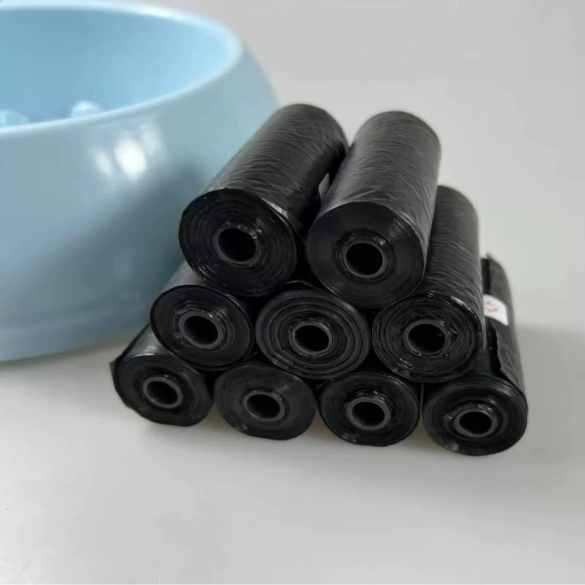 宠物垃圾袋20只/卷袋子户外便携式清洁拾便袋PE薄膜狗狗