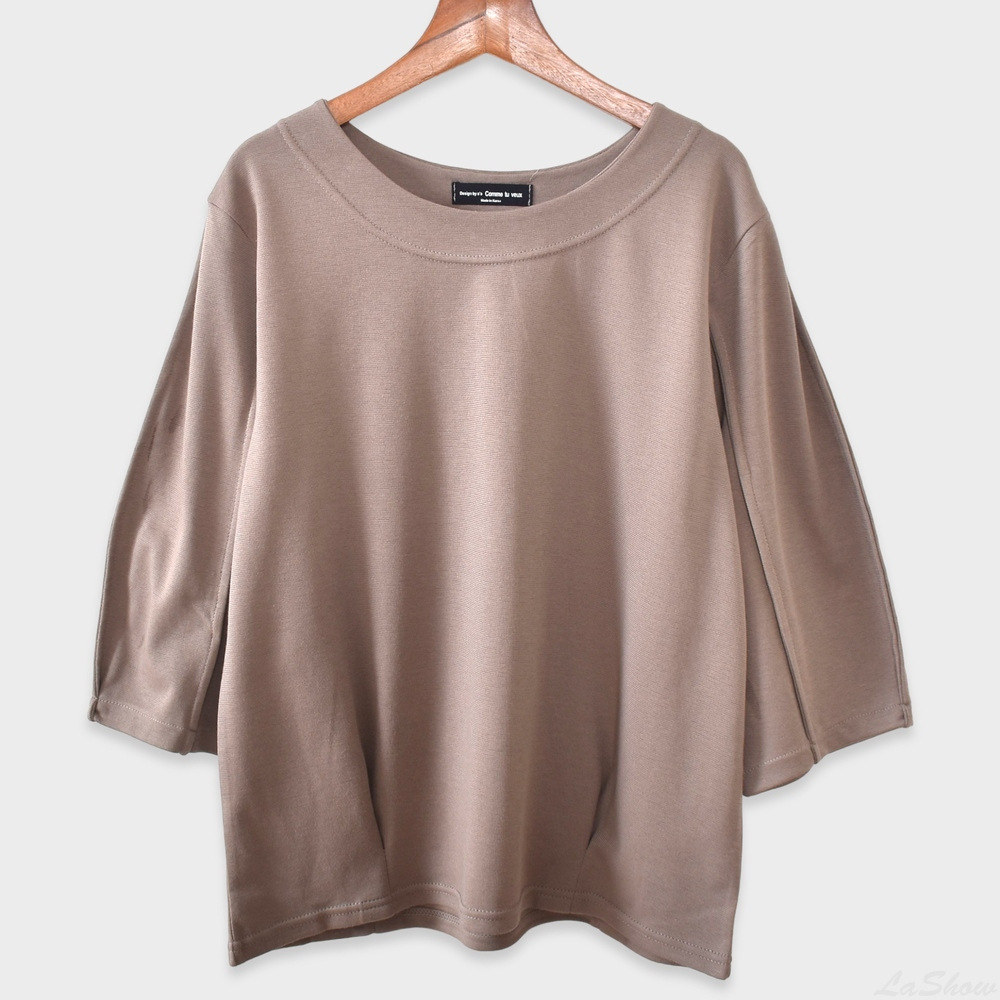 East Gate New Pleated Lantern Sleeve Loose Casual Slim Fit Plus Size Women's T-Shirt 2024 Cross-Border Batch