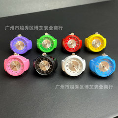 【戒指表】新款時尚小手錶走時准手指表潮流飾品男女學生外貿批發