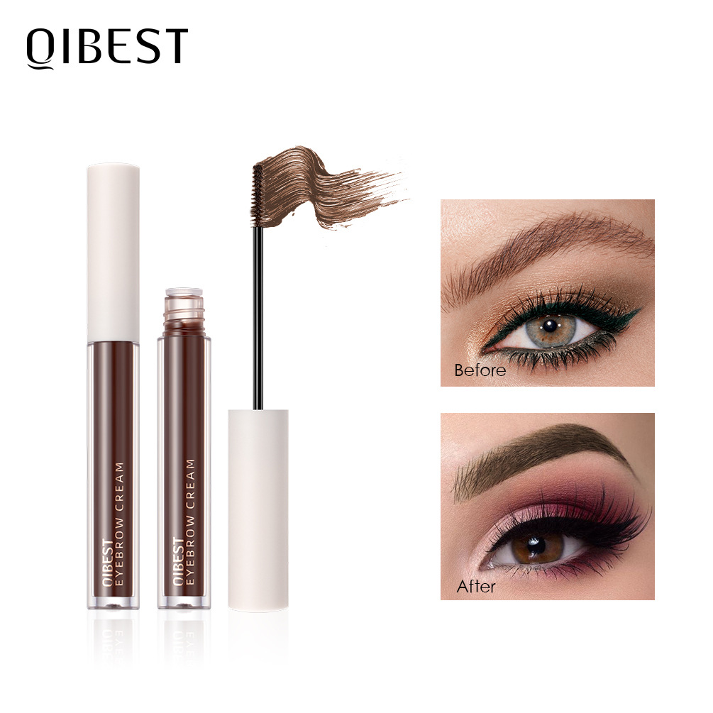 Carina QIBEST 3D crème, décoloration, sans halo, liquide, imperméable, Anti-transpiration, maquillage Gel de teinture des sourcils_voghion.com