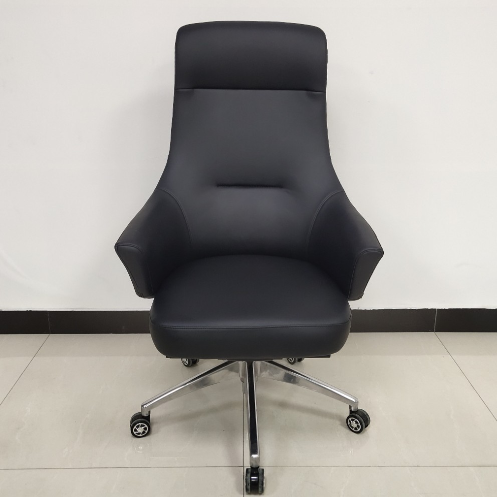 现代老板椅皮质办公椅舒适久坐总裁椅办公室会议室椅家用书房椅子
