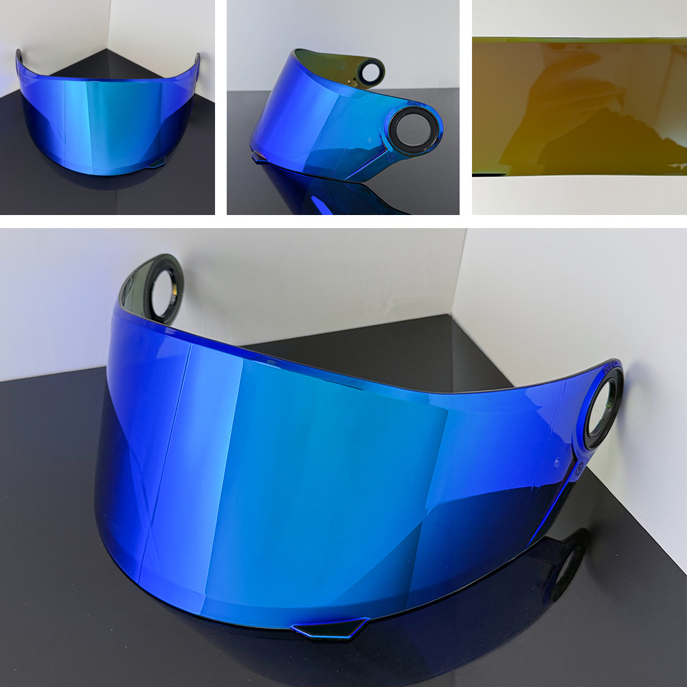 Ff358 Motorcycle Helmet Lens Is Suitable for Ff358 Ff396 Sun Protection Mirror-Coated High-Definition Anti-Uv