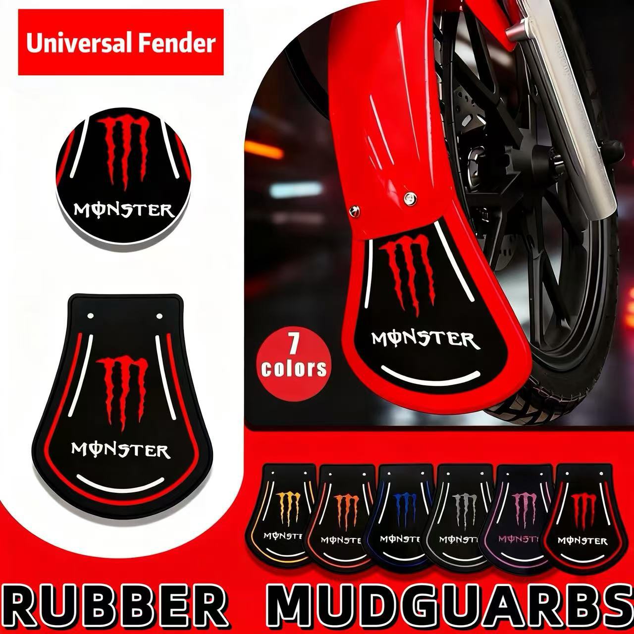 Cross-Border Hot-Selling Motorcycle Electric Vehicle Accessories Rear Wheel Front Wheel Fender Thickened Fender Factory Direct Sales Batch