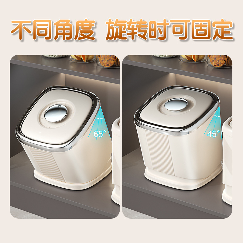 家庭用高級米桶防虫防湿密封大容量食品級貯蔵米箱缶埋め込み式厚い米筒|undefined