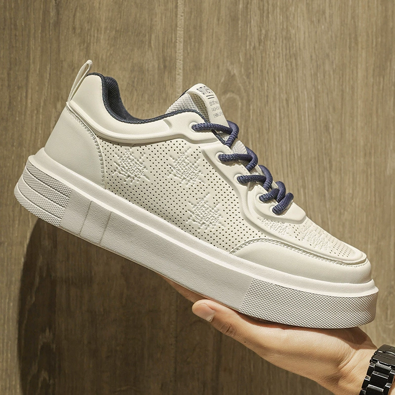 Summer breathable footwear, trend universal sneakers platform for leisure, cloth shoes
