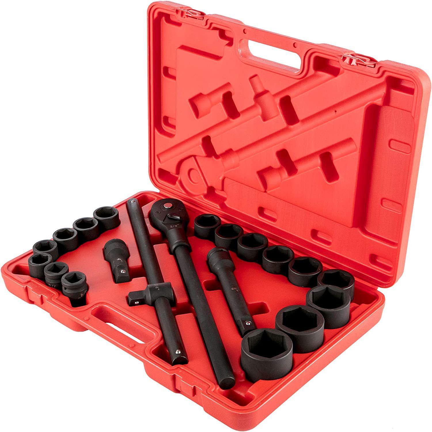 21件套3/4in英制重型气动套筒组套3/4寸风动冲击套装专用耐用升级