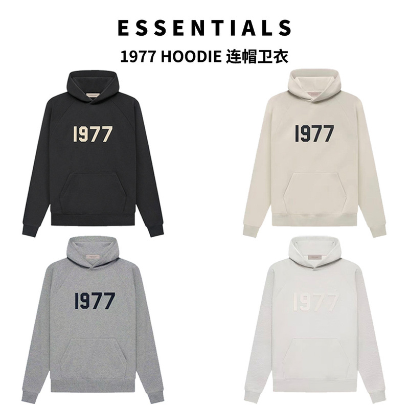 Hot Selling 1977 Hooded Sweatshirt Casual American Style Loose Fit Ss22 Trendy Brand Wholesale Essentials Hoodie