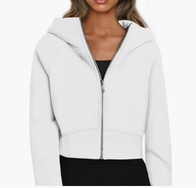 Long Sleeve Sleeve Length Women's Streetwear Solid Color Zipper Zipper Hoodie