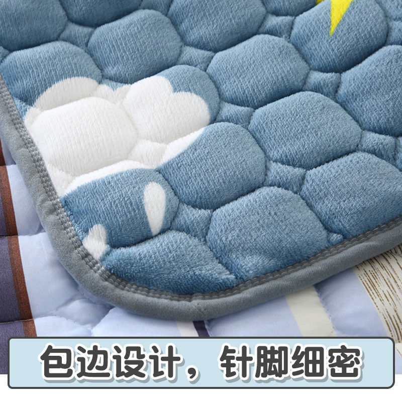 Thickened Flannel Mattress Student Single Dormitory Tatami Floor Double Mattress Sponge Pad