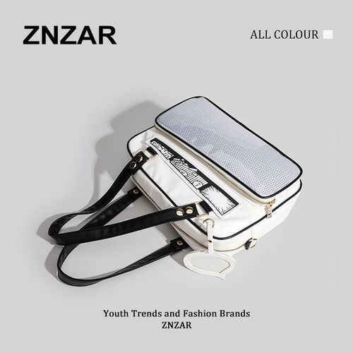 Fashion Pain Bag Casual Dual Shoulder Bag for Girls Comic Student Versatile Handbag Single Shoulder Bag