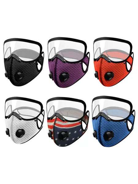 Cycling face mask KN95 filter dustproof and warm outdoor sports protective equipment with detachable filter