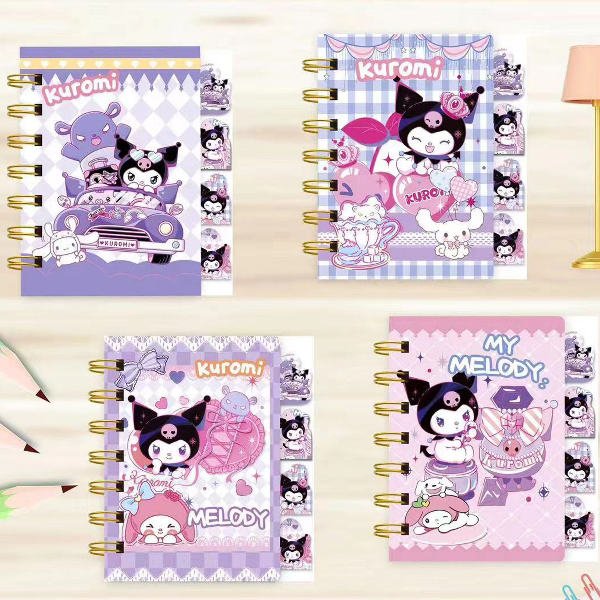 Creativo Capiballa hermosa bobina de 100k cuadernos de dibujos animados budistas delfines de aguas cuaderno de estudiantes cuaderno de mano lote image 10