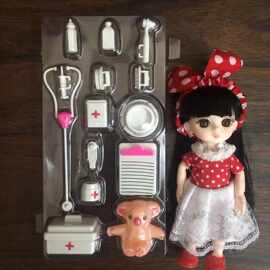 娃娃玩具挂件仿真听诊器医药箱针筒套装场景模拟儿童过家家玩具