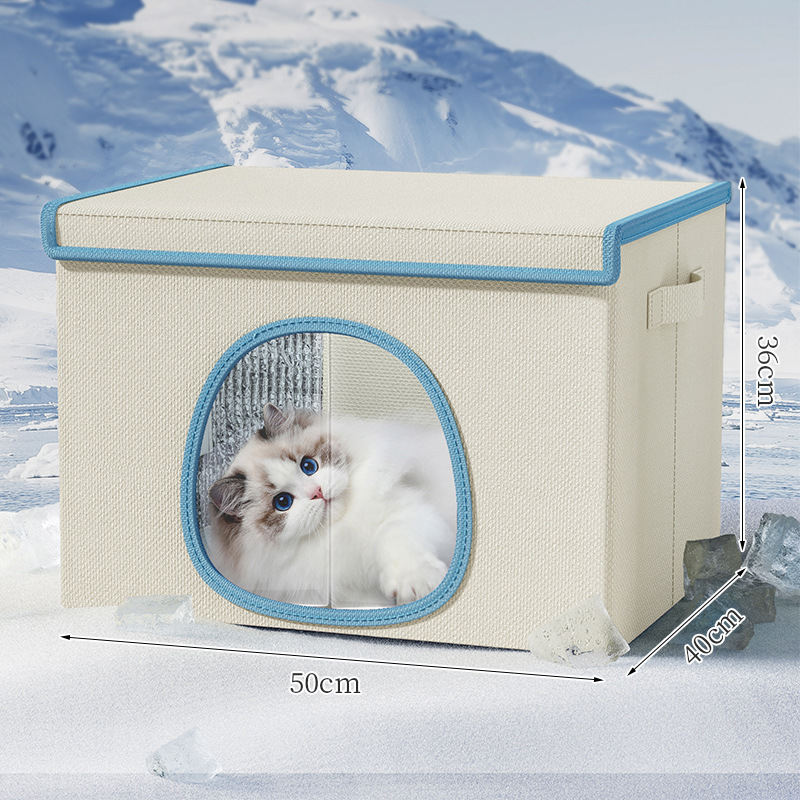 Large off-white + twelve free ice bags [ 8kg cats and dogs can enter]
