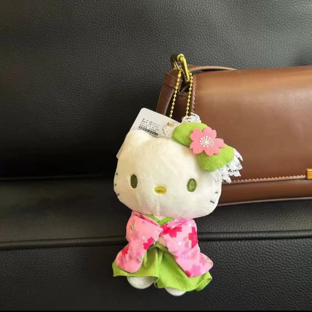 Плюшевый брелок (Sanrio) Hello Kitty, плюшевая кукла-талисман, размеры 10–16 см