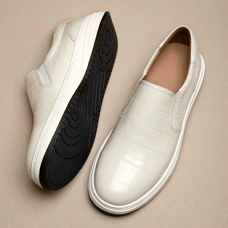 Повседневная мужская обувь Летняя кожаная бизнес-обувь