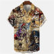 3D Myth Retro Animal Men Hawaiian Shirt Lel Men Shirt Source Factory