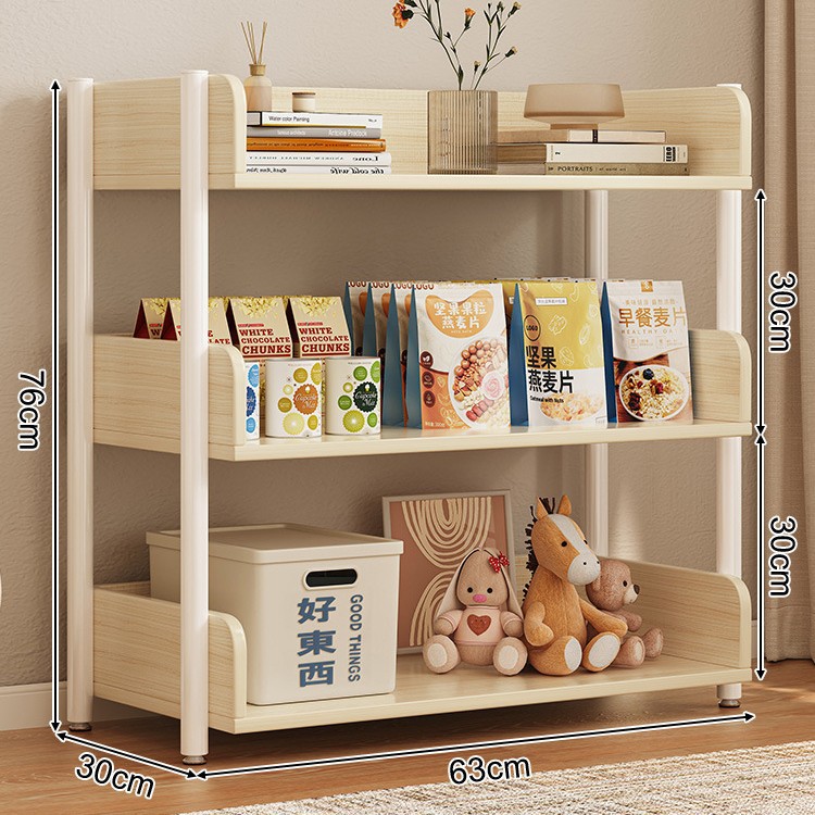 Estante de almacenamiento multicapa estante de almacenamiento de piso simple estante de libros de hierro forjado estante de almacenamiento de sala de estar estante de exhibición estante de biblioteca doméstica