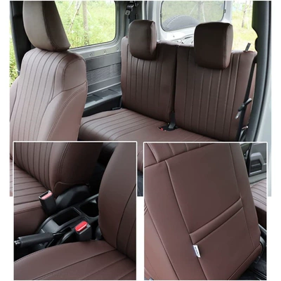 Suitable for 3-Door Jimny Modelə uyğun (Original) oturacaq örtükləri - brown-the-entire-car-seat-cover