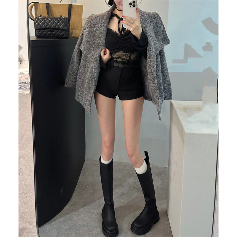 小个子夏季新款修身显瘦显腿长超短裤微胖mm直筒休闲裤女包臀热裤|undefined