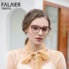 Glasses, metal retro lens, European style, cat's eye, business version