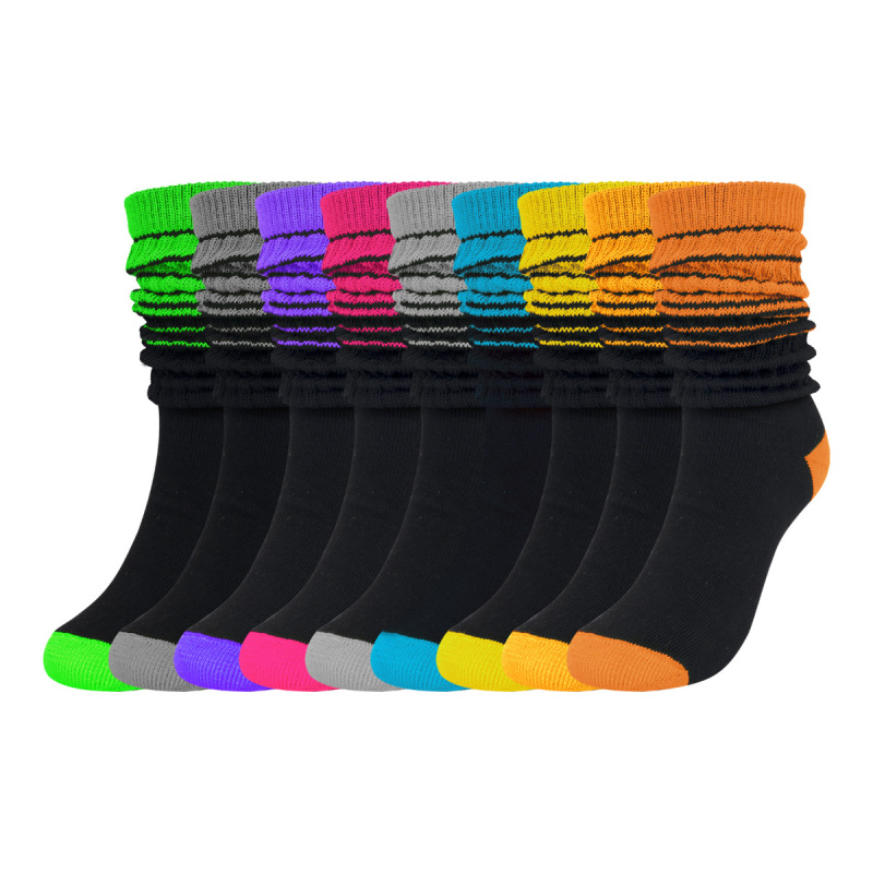 Cross-Border American-Style Long Slouch Socks for Women, Gradient Striped Jk Socks, Loose Yoga Socks Wholesale Cross-Border American-Style Long Slouch Socks for Women, Gradient Striped Jk Socks, Loose Yoga Socks Wholesale