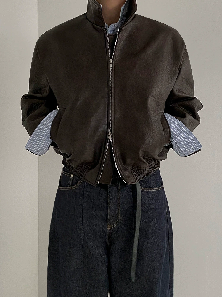 Retro short spring trend jacket, loose fit