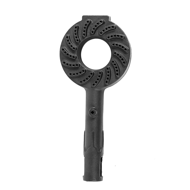 Olla cazuela de fideos de arroz estufa Placa de hierro estufa individual anillo cabeza estufa de gas soporte cuadrado multi-ojo estufa estante Universal