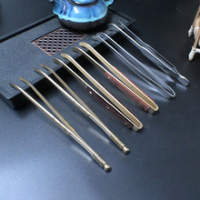 铜木茶夹不锈钢茶夹子铜茶夹茶杯夹子镊子茶具配件高档实木夹子