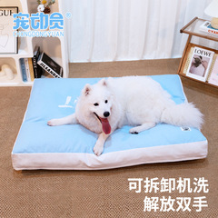 犬用ベッドは傷つきにくく、取り外し可能で、洗濯可能で色褪せしにくい、キャンバスハンドル、ペット用犬小屋、オールシーズン万能、大型犬小屋、国境を越えたもの