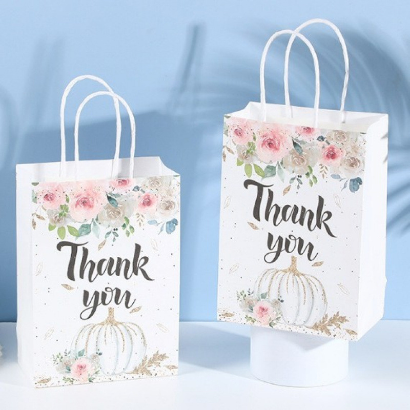 Bolsas de regalo de cumpleaños, bolsas de cartón cartón, bolsas de embalaje para llevar, bolsas de embalaje de regalo de fiesta para niños, bolsas de mano