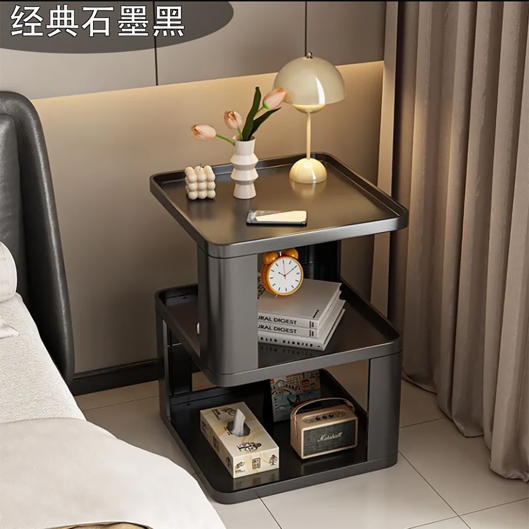 Bedside Table Small Tea Side Table Creative Modern Simple Home Multi-Layer Small Table Narrow Nordic Light Luxury Cabinet Storage Bedside