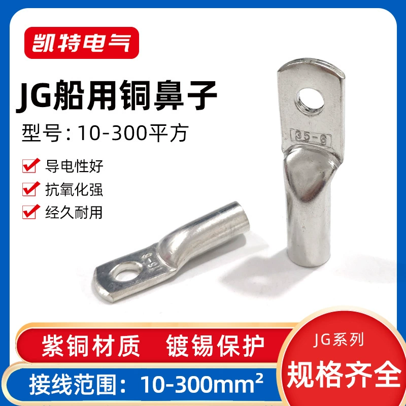 Национальный стандарт JG медный нос 6/10-240 квадратный морской холодный провод носа медный терминал луженый медный провод
