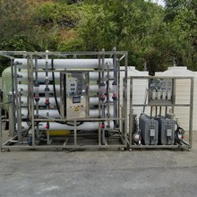 莞聚二手易达10吨EDI纯水机工业水处理系统双级反渗透配罐子水桶