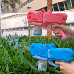 Dinosaur Bubble Gun Children's Handheld Electric Bubble Toy Fully Automatic Cartoon Bubble Machine for Street Stands Night Markets Toys