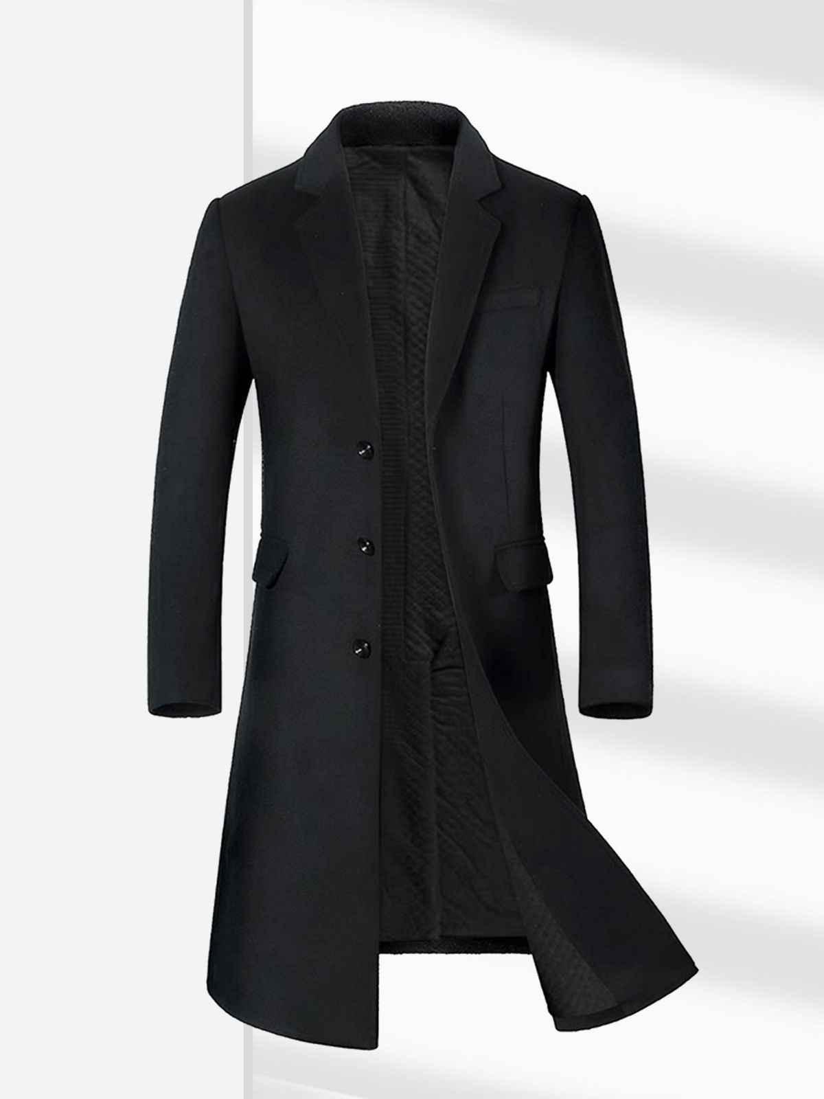 ウールコート メンズ ユース 冬用 暖かい 厚手 イギリス風 ロングコート ウール製 ウインドブレーカー メンズ アウター 卸売