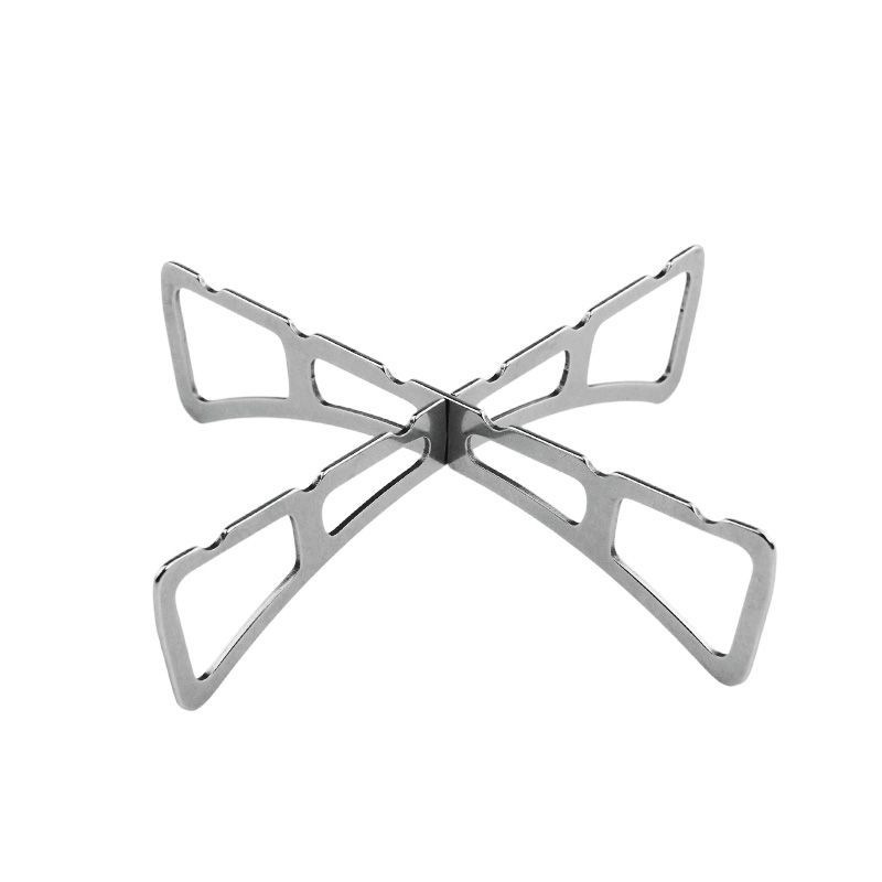 Portátil al aire libre de acero inoxidable cruzado marco de cocción resistente a altas temperaturas marco de cocina casera arroz cocina rejilla de cocción aislada de agua