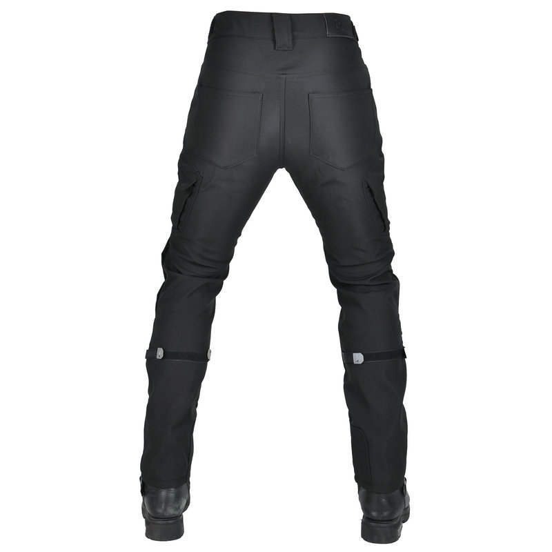 VOLERO motocicleta invierno ciclismo pantalones hombres impermeable forrado de lana gruesa a prueba de viento de cintura alta motocicleta anti-caída pantalones de silicona