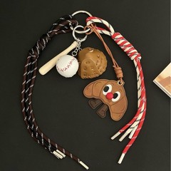 レトロなソーセージの犬のキーホルダーの小さい大衆のカバンの掛け金