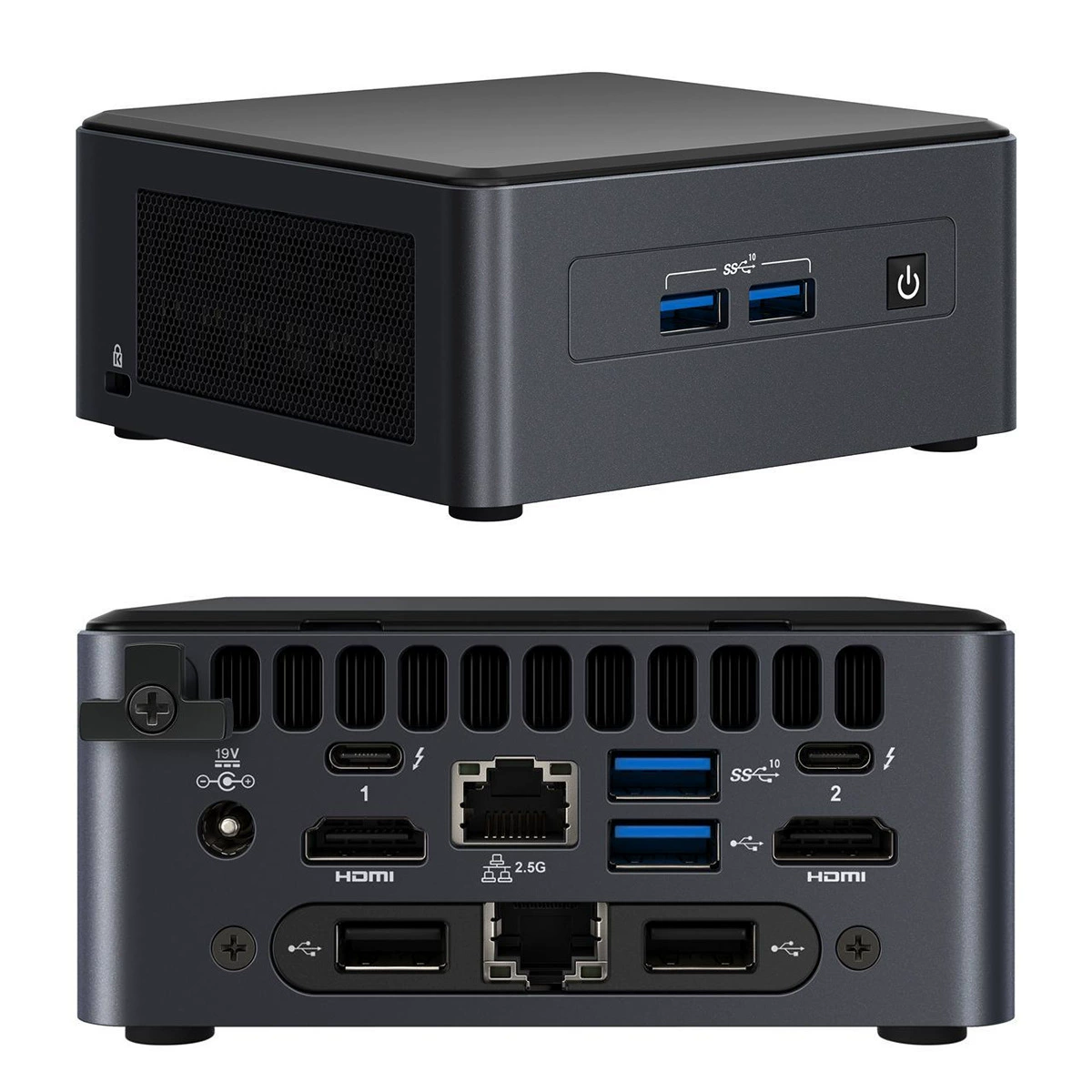 Intel мини-ПК NUC11TN Tiger Canyon, компактный рабочий/игровой компьютер