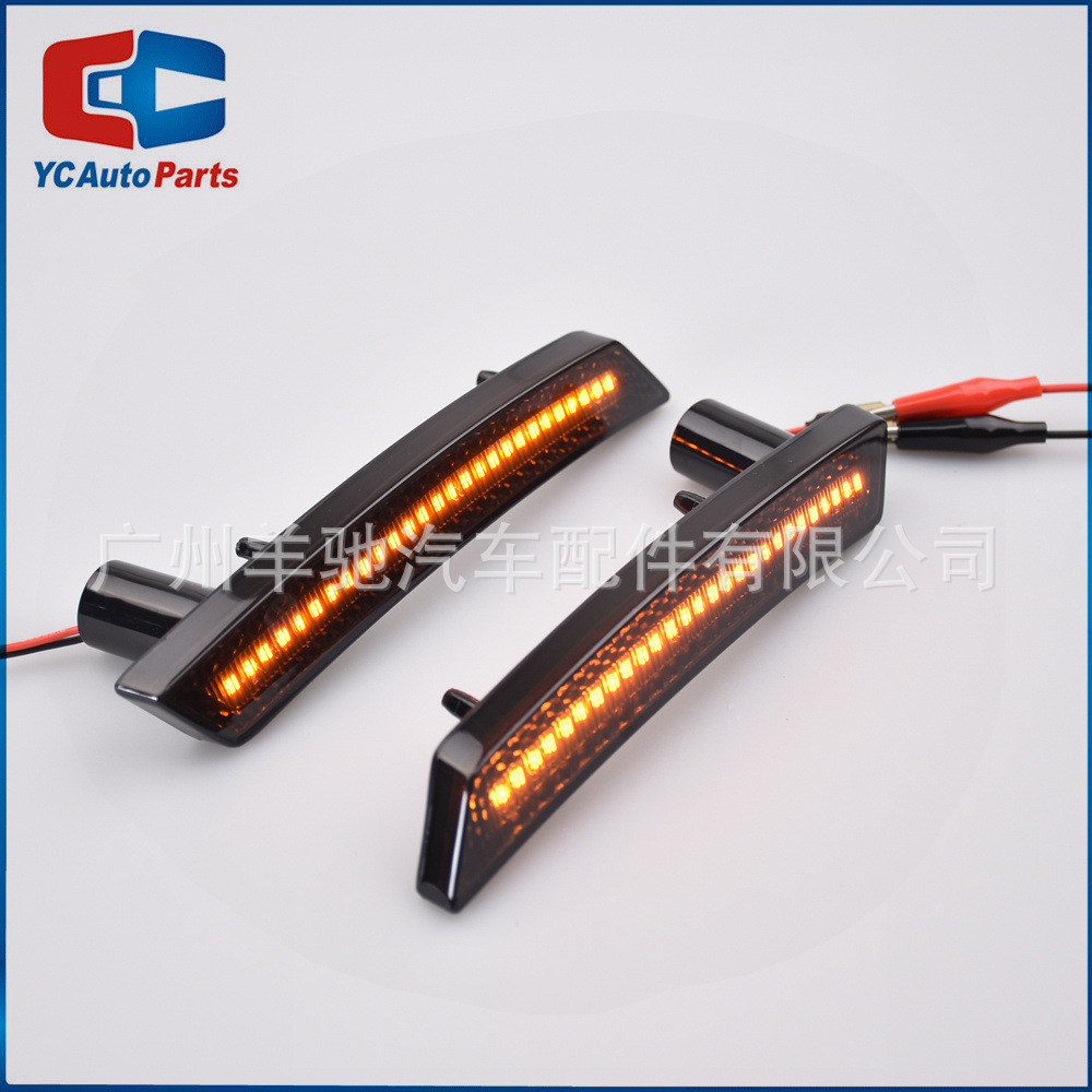 Aplicable a BMW Mini Cooper R55R56R57 automóvil LED ceja luz de dirección delantera y trasera luz de barra lateral