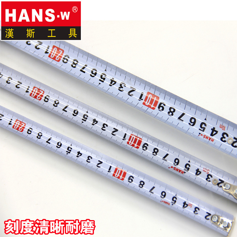 Hans herramientas cinta directa de fábrica 2 M Luban impermeable 5M cinta caja Regla 3 M Regla 5M acero inoxidable