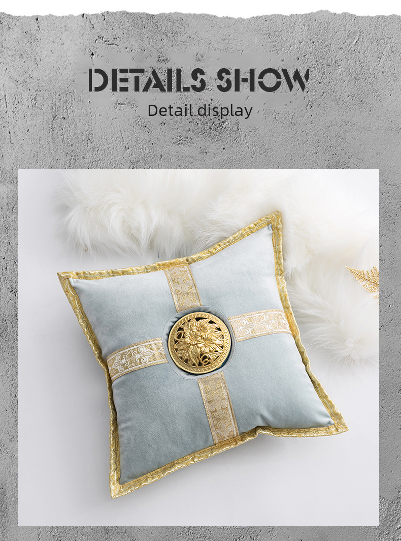 Cross-Border explosion European and American creative incense burner seat pillow aromatherapy pillow with core Middle East luxury home decoration ince_voghion.com