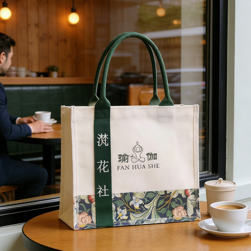 Thickened Wear-Resistant Canvas Bag for Women, Large Capacity Yoga Bag, Portable Shopping Tote Bag, Tote Bag for Women in Summer Thickened Wear-Resistant Canvas Bag for Women, Large Capacity Yoga Bag, Portable Shopping Tote Bag, Tote Bag for Women in Summer