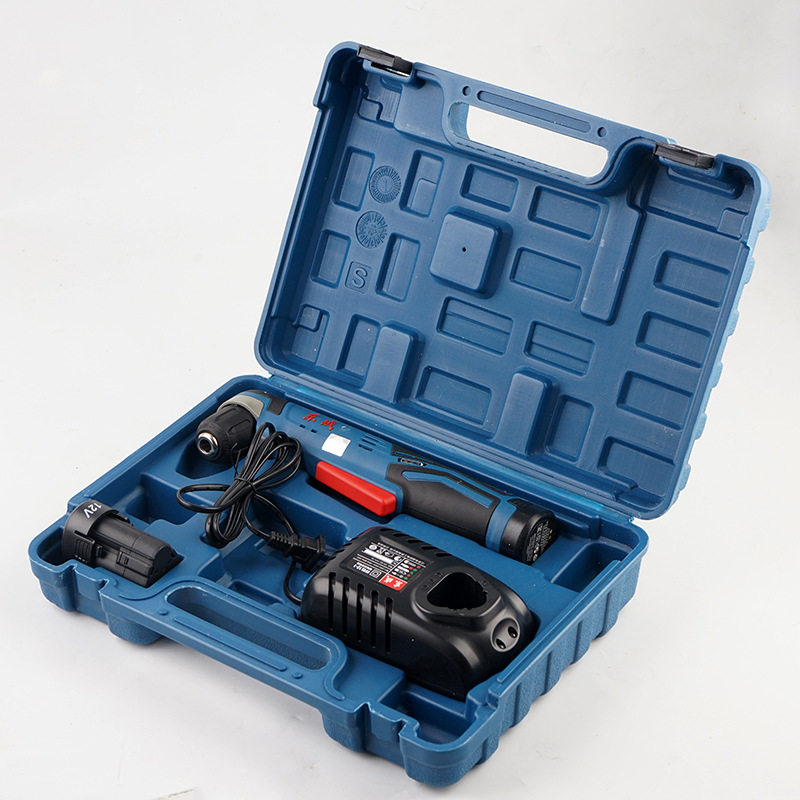 Venta al por mayor Dongcheng ángulo taladro eléctrico DCJZ14-10E de ángulo recto batería de litio taladro de mano multiusos Herramienta eléctrica doméstica