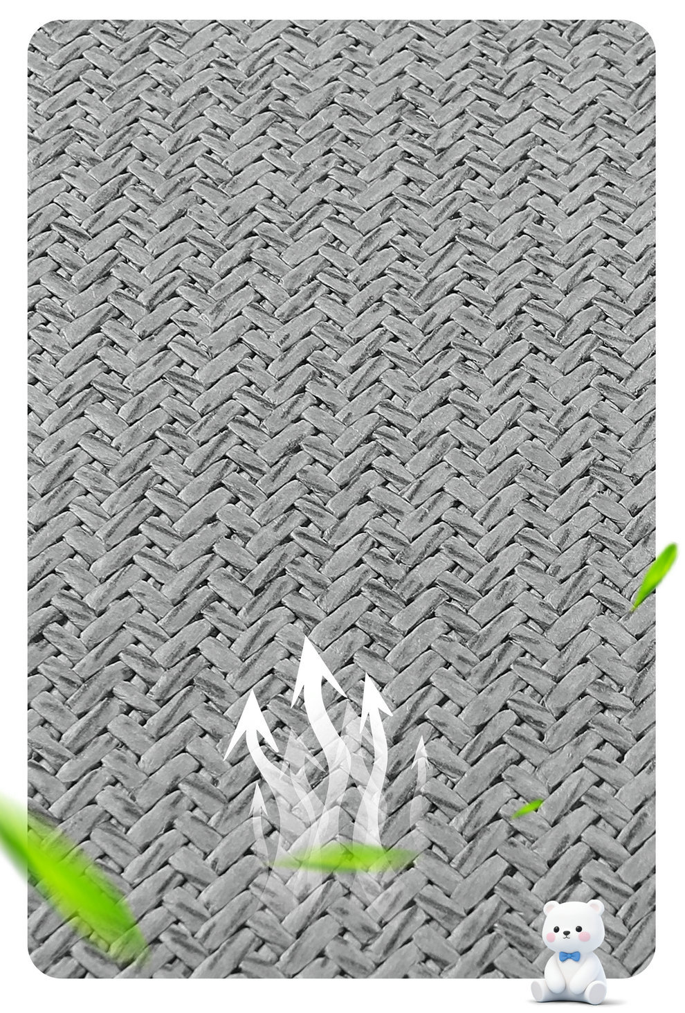 26 New Summer Ice Rattan Business Car Seat Cushions Cartoon Office Seat Pads Computer Chair Cooling Pads