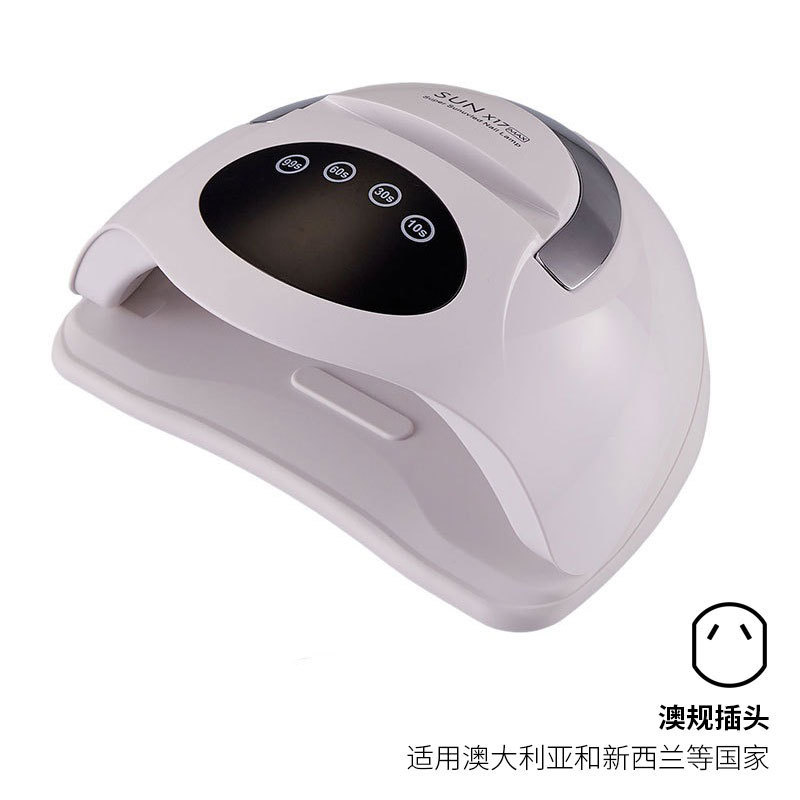 Luz roja transfronteriza lámpara de uñas 320W máquina de uñas de alta potencia lámpara de fototerapia LED de secado rápido fuente de luz doble pegamento de esmalte de uñas lámpara para hornear