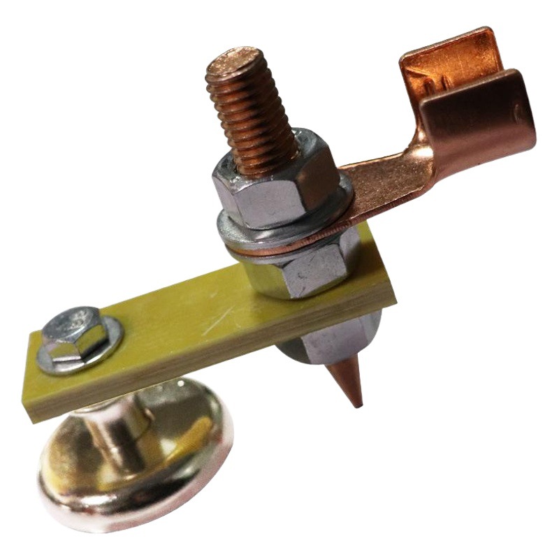 Máquina de reparación de chapa abrazadera de tierra de cobre artefacto de soldadura eléctrica máquina mesón coche que forma la máquina de alambre de hierro fuerte hierro magnético