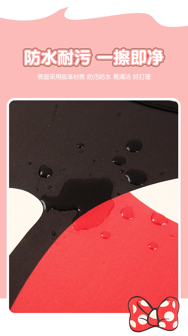Polka Dot Anti-Kick Pad Chair Back Hanging Short Chair Back Anti-Kick Pad Car Seat Chair Back Anti-Fouling Pad Bow Type